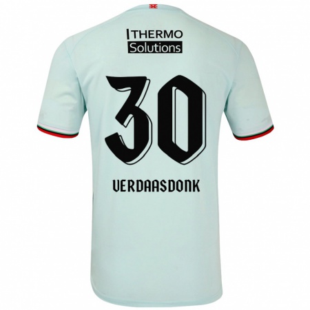 Kandiny Heren Suus Verdaasdonk #30 Lichtgroen Uitshirt Uittenue 2024/25 T-Shirt