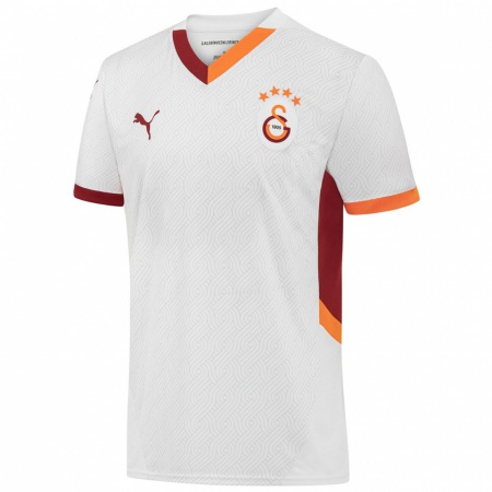 Kandiny Heren Arzu Karabulut #38 Wit Geel Rood Uitshirt Uittenue 2024/25 T-Shirt