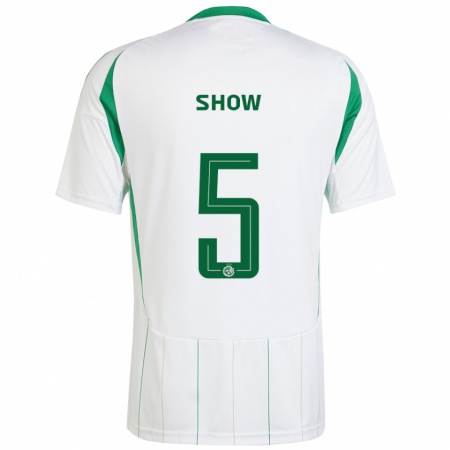 Kandiny Uomo Maglia Show #5 Bianco Verde Kit Gara Away 2024/25 Maglietta