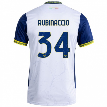 Kandiny Heren Nikol Rubinaccio #34 Witblauw Uitshirt Uittenue 2024/25 T-Shirt