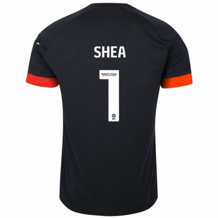 Kandiny Heren James Shea #1 Zwart Oranje Uitshirt Uittenue 2024/25 T-Shirt