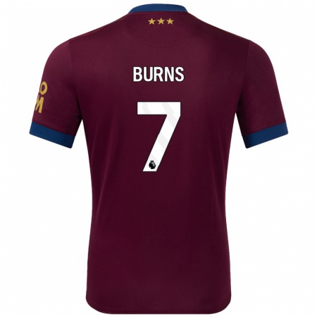 Kandiny Herren Wes Burns #7 Braun Auswärtstrikot Trikot 2024/25 T-Shirt Österreich