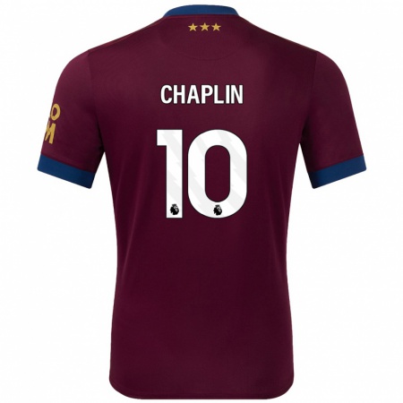 Kandiny Heren Conor Chaplin #10 Bruin Uitshirt Uittenue 2024/25 T-Shirt