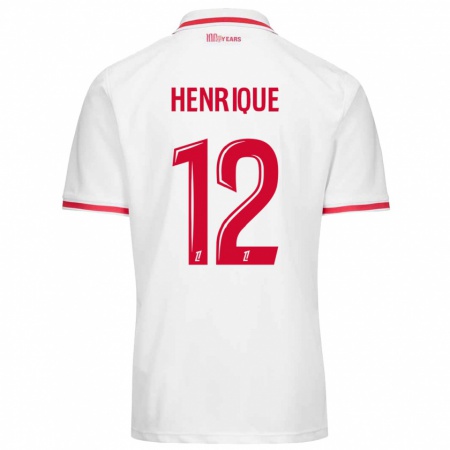 Kandiny Donna Maglia Caio Henrique #12 Bianco Rosso Kit Gara Home 2024/25 Maglietta