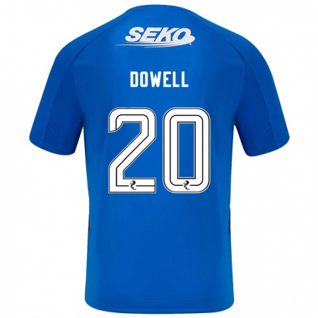 Kandiny Kobiety Kieran Dowell #20 Ciemnoniebieski Domowa Koszulka 2024/25 Koszulki Klubowe