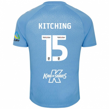 Kandiny Dames Liam Kitching #15 Blauw Wit Thuisshirt Thuistenue 2024/25 T-Shirt