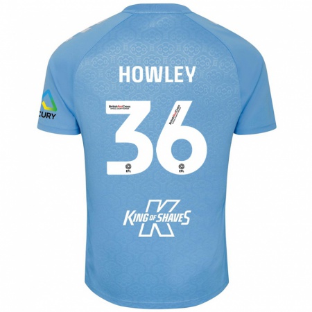 Kandiny Dames Ryan Howley #36 Blauw Wit Thuisshirt Thuistenue 2024/25 T-Shirt