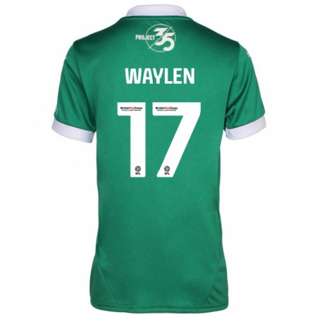 Kandiny Dames Libby Waylen #17 Groen Wit Thuisshirt Thuistenue 2024/25 T-Shirt