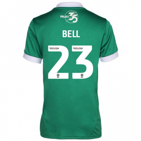 Kandiny Dames Katelyn Bell #23 Groen Wit Thuisshirt Thuistenue 2024/25 T-Shirt