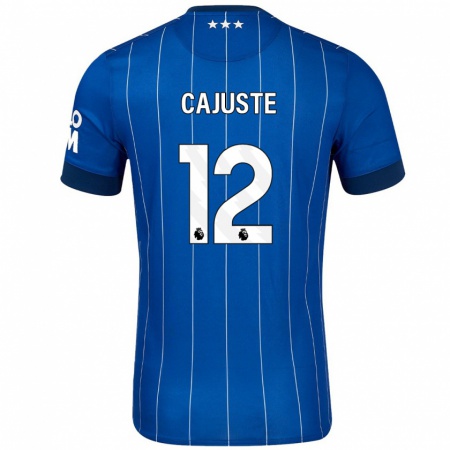 Kandiny Dames Jens Cajuste #12 Marineblauw Thuisshirt Thuistenue 2024/25 T-Shirt