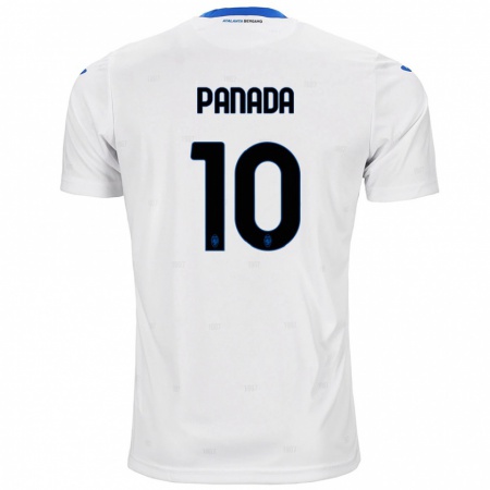 Kandiny Dames Simone Panada #10 Wit Uitshirt Uittenue 2024/25 T-Shirt