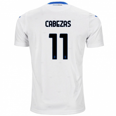 Kandiny Dames Bryan Cabezas #11 Wit Uitshirt Uittenue 2024/25 T-Shirt