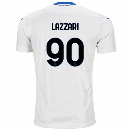 Kandiny Dames Ilaria Lazzari #90 Wit Uitshirt Uittenue 2024/25 T-Shirt