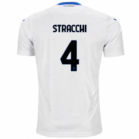 Kandiny Damen Daniela Stracchi #4 Weiß Auswärtstrikot Trikot 2024/25 T-Shirt Österreich