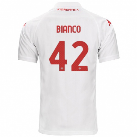 Kandiny Damen Alessandro Bianco #42 Weiß Auswärtstrikot Trikot 2024/25 T-Shirt Österreich