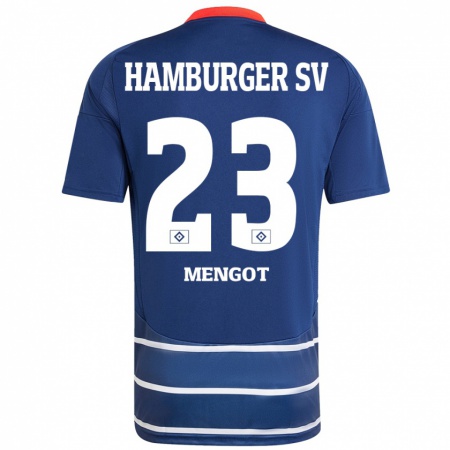 Kandiny Dames Ayukayoh Mengot #23 Donkerblauw Uitshirt Uittenue 2024/25 T-Shirt