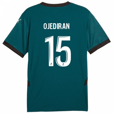 Kandiny Dames Hamzat Ojediran #15 Donkergroen Uitshirt Uittenue 2024/25 T-Shirt