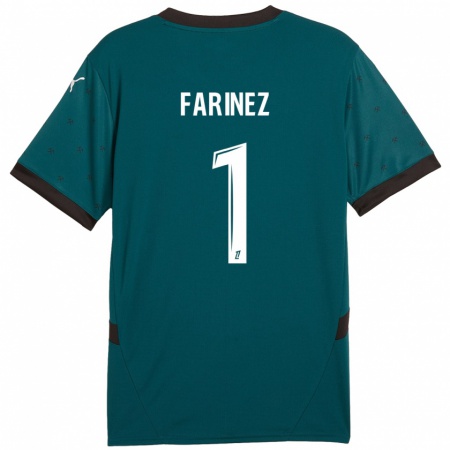 Kandiny Donna Maglia Wuilker Fariñez #1 Verde Scuro Kit Gara Away 2024/25 Maglietta