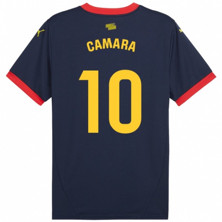 Kandiny Dames Dawda Camara #10 Marineblauw Uitshirt Uittenue 2024/25 T-Shirt