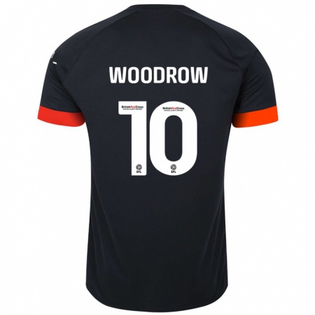 Kandiny Dames Cauley Woodrow #10 Zwart Oranje Uitshirt Uittenue 2024/25 T-Shirt