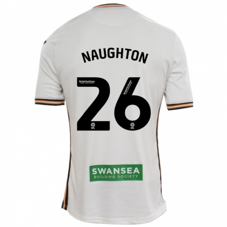 Kandiny Kinderen Kyle Naughton #26 Wit Thuisshirt Thuistenue 2024/25 T-Shirt