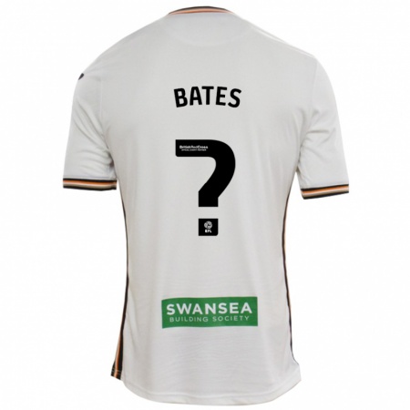 Kandiny Bambino Maglia Mitchell Bates #0 Bianco Kit Gara Home 2024/25 Maglietta