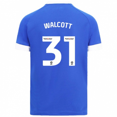 Kandiny Kinderen Malachi Fagan-Walcott #31 Hemelsblauw Thuisshirt Thuistenue 2024/25 T-Shirt