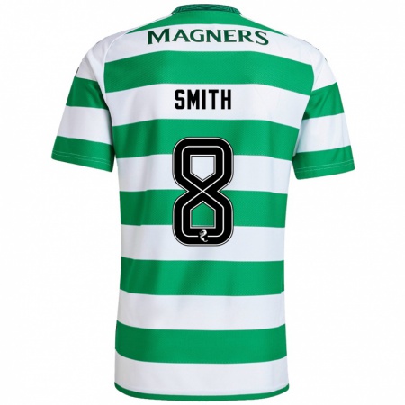 Kandiny Bambino Maglia Jenny Smith #8 Verde Bianco Kit Gara Home 2024/25 Maglietta