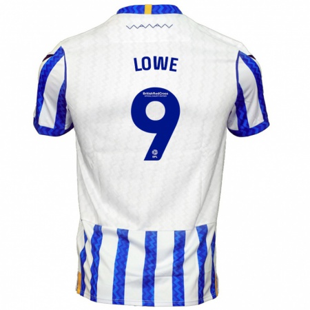 Kandiny Kinderen Jamal Lowe #9 Blauw Wit Thuisshirt Thuistenue 2024/25 T-Shirt