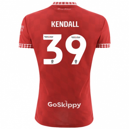 Kandiny Kinderen Maya Kendall #39 Rood Thuisshirt Thuistenue 2024/25 T-Shirt