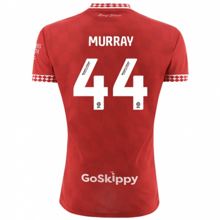 Kandiny Kinderen Satara Murray #44 Rood Thuisshirt Thuistenue 2024/25 T-Shirt