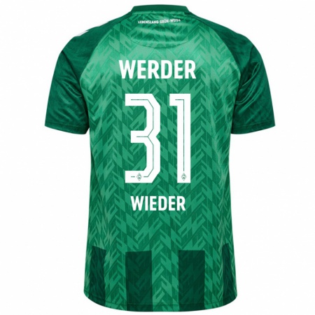 Kandiny Kinderen Verena Wieder #31 Groen Thuisshirt Thuistenue 2024/25 T-Shirt