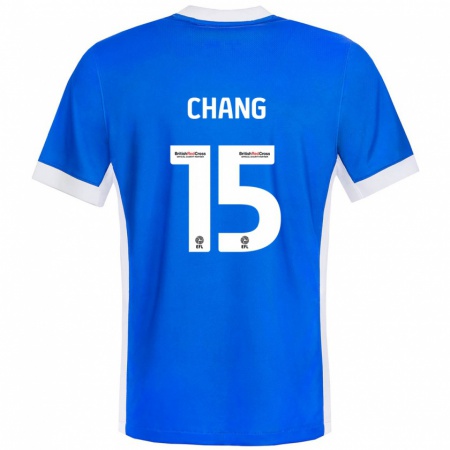 Kandiny Kinderen Alfie Chang #15 Blauw Wit Thuisshirt Thuistenue 2024/25 T-Shirt