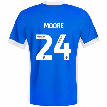 Kandiny Bambino Maglia Jade Ellis Moore #24 Blu Bianco Kit Gara Home 2024/25 Maglietta