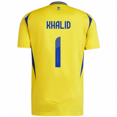 Kandiny Kinderen Sara Khalid #1 Geel Blauw Thuisshirt Thuistenue 2024/25 T-Shirt