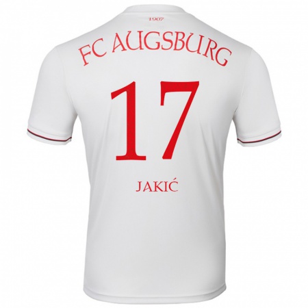 Kandiny Bambino Maglia Kristijan Jakic #17 Bianco Kit Gara Home 2024/25 Maglietta