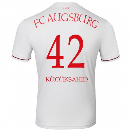 Kandiny Kinderen Mahmut Kücüksahin #42 Wit Thuisshirt Thuistenue 2024/25 T-Shirt België