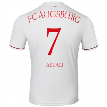 Kandiny Bambino Maglia Berkay Aslan #7 Bianco Kit Gara Home 2024/25 Maglietta