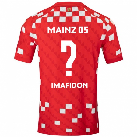 Kandiny Kinder Daniel Imafidon #0 Weiß Rot Heimtrikot Trikot 2024/25 T-Shirt Österreich