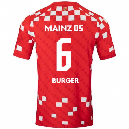 Kandiny Kinder Korbinian Burger #6 Weiß Rot Heimtrikot Trikot 2024/25 T-Shirt Österreich