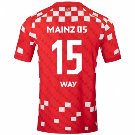 Kandiny Bambino Maglia Cecilia Way #15 Bianco Rosso Kit Gara Home 2024/25 Maglietta