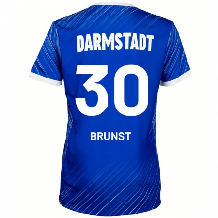 Kandiny Bambino Maglia Alexander Brunst #30 Blu Bianco Kit Gara Home 2024/25 Maglietta