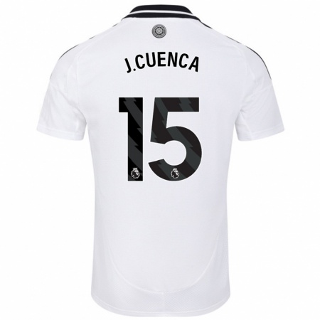 Kandiny Niño Camiseta Jorge Cuenca #15 Blanco 1ª Equipación 2024/25 La Camisa