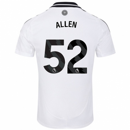 Kandiny Kinder Michael Allen #52 Weiß Heimtrikot Trikot 2024/25 T-Shirt Österreich