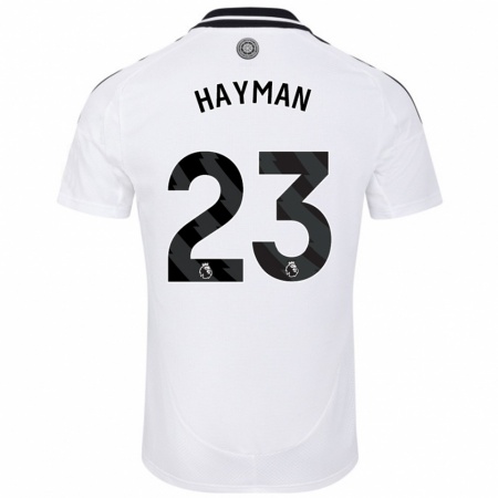 Kandiny Kinder Alex Hayman #23 Weiß Heimtrikot Trikot 2024/25 T-Shirt Österreich