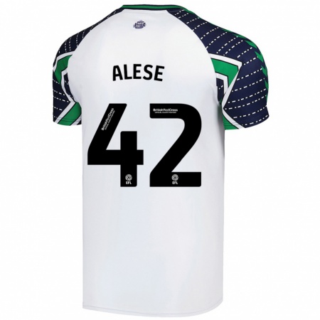 Kandiny Kinderen Aji Alese #42 Wit Uitshirt Uittenue 2024/25 T-Shirt