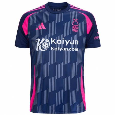 Kandiny Kinderen Nikola Milenković #31 Koningsblauw Roze Uitshirt Uittenue 2024/25 T-Shirt