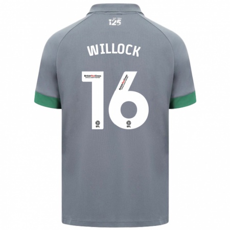 Kandiny Kinderen Chris Willock #16 Donkergrijs Uitshirt Uittenue 2024/25 T-Shirt