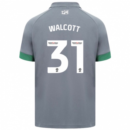 Kandiny Kinderen Malachi Fagan-Walcott #31 Donkergrijs Uitshirt Uittenue 2024/25 T-Shirt