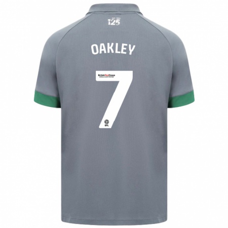 Kandiny Kinderen Rhianne Oakley #7 Donkergrijs Uitshirt Uittenue 2024/25 T-Shirt